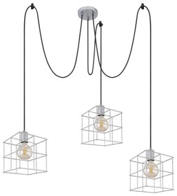 Globo 15530Z-3H1 - Csillár zsinóron MERRIL 3xE27/60W/230V