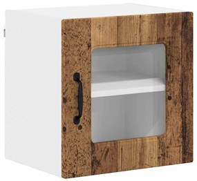 Fali konyhaszekrény 2 pcs Öreg fa 40 x 31 x 40 cm Faanyag