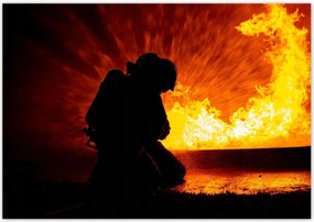 Poszterek 100x70 Tűzoltó művelet