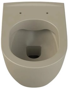CeraStyle CITY fali WC - MATT CAPPUCCINO - rimless - perem nélküli - rejtett szerelésű