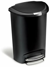 Simplehuman pedálos szemetes 50 l, fekete
