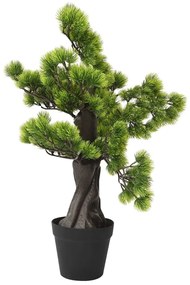 zöld cserepes mű fenyőbonsai 60 cm