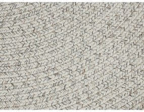 Fehér-bézs kerek kültéri szőnyeg ø 200 cm - NORTHRUGS