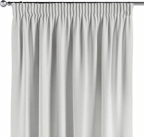 Függöny ráncoló szalaggal 1 db 130x260cm krémfehér, levelek