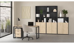 Antracitszürke könyvespolc 80x124 cm Sign – Tvilum