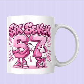 Bögre Six Seven 67 Steal A Brainrot Roblox Ajándék Gamer Mém Játékosoknak