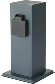 Brilagi Brilagi - Kültéri csatlakozós oszlop PILLAR 1Z SCHUKO 230V IP44 antracit BG1533