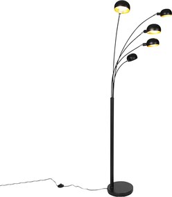 Okos állólámpa fekete 5-lámpás, Wi-Fi-vel B35 - Sixties