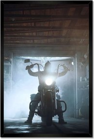 Poszterek keretben 40x60 Motoros garázsban