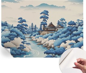 Design fali fotótapéta Öntapadós Nyugodt természet 312x219 cm