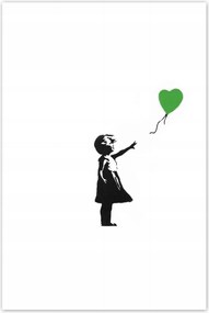 Poszterek 80x120 Banksy Hope Graffiti