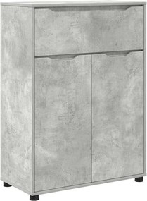 vidaXL Fürdőszoba Székény Beton Szürke 72,5 x 36,5 x 100 cm Faanyag