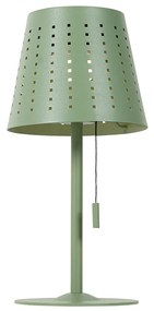 2 db asztali lámpa készlet zöld LED-del 3 fokozatú fényerőszabályzóval, újratölthető és napelemes - Ferre