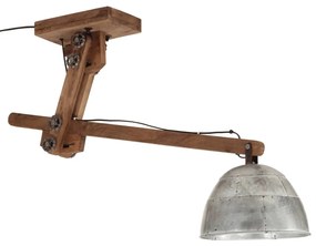 vintage ezüst mennyezeti lámpa 25 W 105 x 30 x 65-108 cm E27