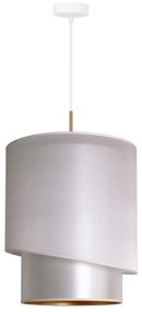 Duolla - Csillár zsinóron PARIS 1xE27/15W/230V á. 40 cm ezüst/arany