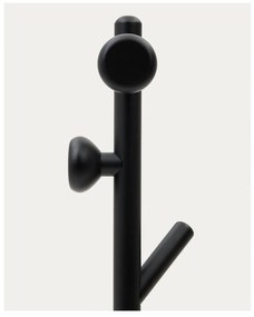 Fekete bükkfa fogas 46x170 cm Nadue – Kave Home