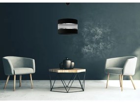 Csillár zsinóron HELEN 1xE27/15W/230V fekete