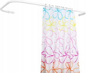 Szög Zuhanyfüggöny Sín Zuhanytálca 90X140