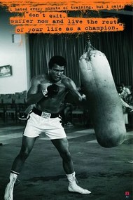 Plakát Muhammad Ali - Sandsack, (61 x 91.5 cm)