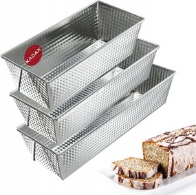 Tepsi Kenyérsütő Forma Tészta Tepsi Szett XXL 3db-os