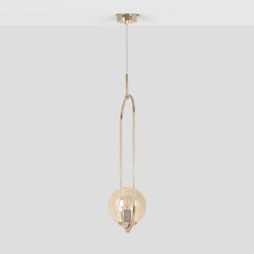 KAJA K-5396 SVEN Glamour Függesztett Lámpa Arany E14 IP20
