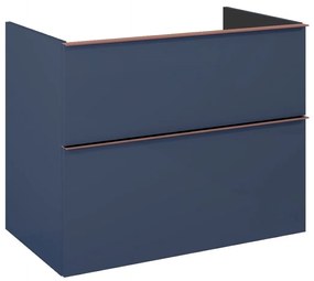Elita Look szekrény 80x44.9x63.5 cm Függesztett, mosdó alatti kék 168580