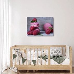 A macaroons képe (üvegen) (70x50 cm)