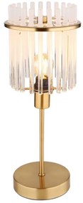 Globo 15698TM - Asztali lámpa GORLEY 1xE14/40W/230V átm. 15 cm arany