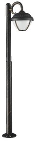 PREZENT 39019 NEBRASKA Modern Kültéri Állólámpa Antik Bronz, Fekete LED IP44