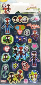 Pókember Spidey Dino hologrammos matrica szett