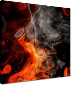 Vászonkép 40x40 Tűz füst