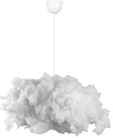 Fehér függőlámpa textil búrával Serenity – Opviq lights