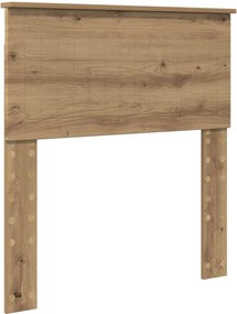 vidaXL Fejtámla Artisan tölgy 80 cm Faanyag