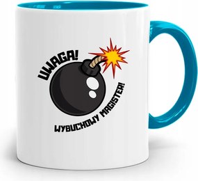 Mesterképzési Bögre Kék Születésnapi Ajándék fényképes nyomtatással