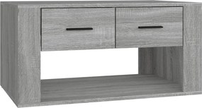 vidaXL szürke sonoma színű szerelt fa dohányzóasztal 80 x 50 x 40 cm