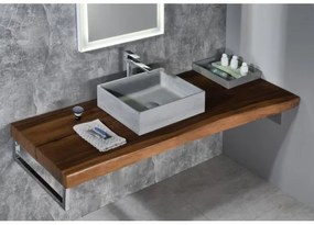 Sapho - Ráültethető mosdó FORMIGO 47,5x36,5 cm beton/szürke