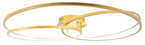 Arany mennyezeti lámpa 78 cm LED-del, 3 fokozatú fényerő-szabályozóval - Rowin