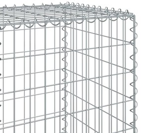 horganyzott vas gabion kosár fedéllel 900 x 50 x 150 cm