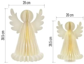 LED karácsonyi dísz 20×LED/6×AA, angyalok