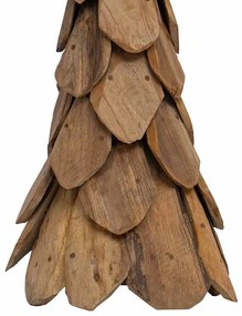 Karácsonyfa állvánnyal Barna 110 cm Tömör tíkfa