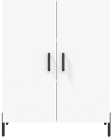 fehér szerelt fa magasszekrény 69,5 x 34 x 180 cm