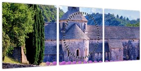 Kép - Levendula mező (órával) (90x30 cm)