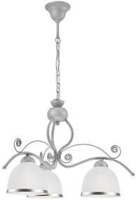 Csillár láncon RETRO II 3xE27/60W/230V ezüst