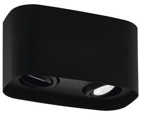 Eglo 31098 - LED spotlámpa MENDOZA 2xLED/4,7W/230V 3000K fekete