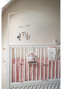 Világos rózsaszín bio pamut rácsvédő 365 cm Blossom Pink – Cam Cam Copenhagen