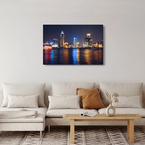 Kép - Éjszakai visszaverődés (90x60 cm)
