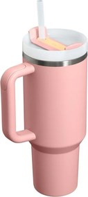 Barackszínű rozsdamentes acél termosz szívószállal 1,18 l Quencher H2.O FlowState™ Tumbler Peach Rose – Stanley
