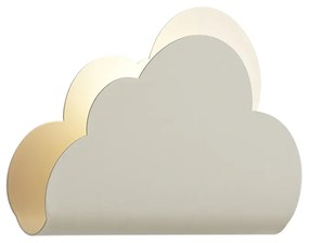 Gyerekszoba fali lámpa bézs felhő napocskával - Cloudy