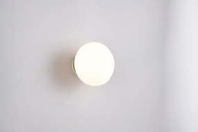 Fehér USB üveg LED fali lámpa ø 15,5 cm Earl – Reality
