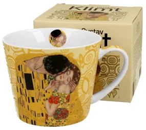 Porcelánbögre 600ml,dobozban Klimt: The Kiss Krém